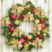 Flores Navideñas Brillantes 5Pcs Decoración de Árbol de Navidad para Hogar Regalos de Noel 2024 - details 1