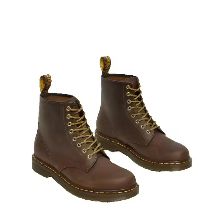 Botas con cordones de cuero Crazy Horse Dr. Martens 1460 unisex - 1