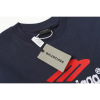Nueva colección de verano con logotipo impreso frontal, camiseta deportiva de algodón puro con cuello redondo para hombre, camisa informal de estilo básico para pareja - details 2
