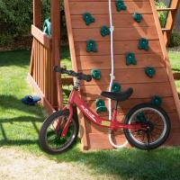 Bicicleta Sin Pedales con Freno de 2-6 años, Bici Equilibrio de 14 Pulgadas con Caballete y Timbre, Altura de Sillín Regulable, hasta 40kg, Juguetes para Niña y Niños - details 2