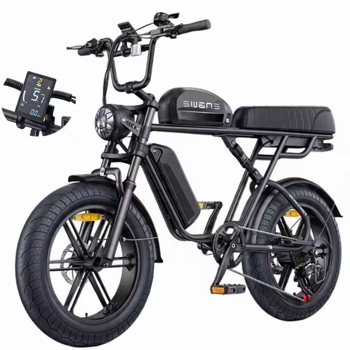 Engwe M1 48v 15.6ah 90hp bicicleta eléctrica 21 pulgadas de grosor neumático de bicicleta de montaña negro - 1
