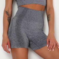 Pantalones cortos de yoga para mujer, pantalones cortos de gimnasio, entrenamiento, levantamiento de glúteos, Fiess, para correr - details 4