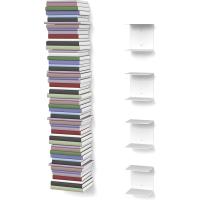 Invisible con 4 Compartimentos (hasta 200 cm de Alto, para Libros apilables de hasta 22 cm de Profundidad), Color Blanco - details 0