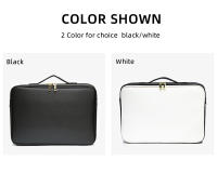 Neceser profesional de gran capacidad para mujer, bolsa de viaje, estuche de maquillaje - details 9