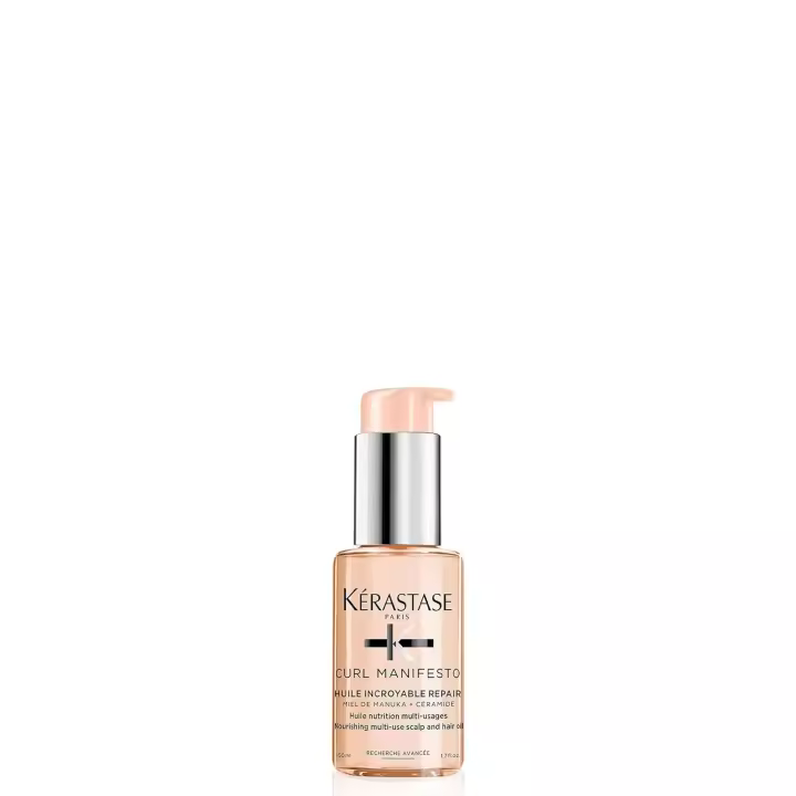 KÉRASTASE Curl Manifesto Sublime Repair Hair Scalp Oil, fortalece y calma el cuero cabelludo seco, antifrizz para todos los ondulados, rizados, muy - 1