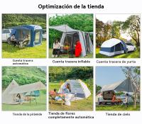 Tienda de campaña 1 personas aire libre Protección solar portatil Camping impermeable - details 0