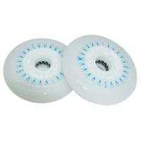 2 Piece Led Bright PU Inline Speed skate Flash rollers Rodas 100mm 110mm Scooter Roller Ruedas inline Skating wheels - details 10