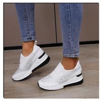 Zapatos de tacón de cuña sin cordones informales para mujer - details 3