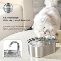 Grifo de Agua para Mascotas de Acero Inoxidable 3.2L/108oz Dispensador de Agua para Perros y Gatos - details 4