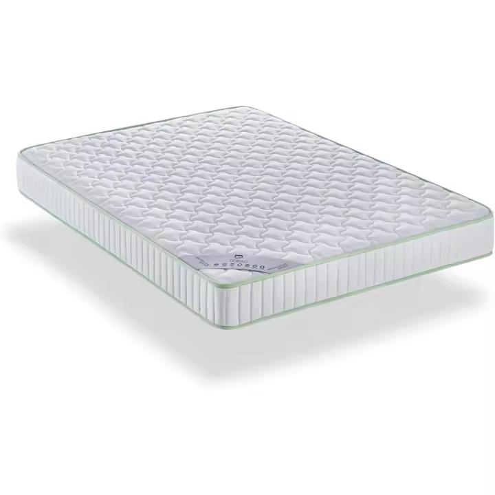 Colchón Eliocel adaptable, apto cama Nido, Antiácaros, Antideformaciones. Medida 90x200. Altura 14cm. - 1