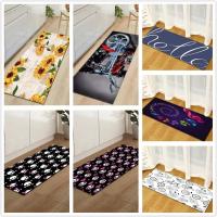 Alfombra grande antideslizante con personalidad moderna y creativa para puerta, alfombra para piso, alfombrillas para escaleras (notas giratorias, 60 x 90 cm) - details 1