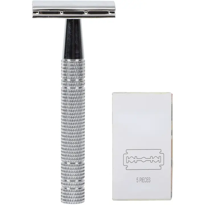 Maquinillas De Afeitar para Hombres, Maquinilla de Afeitar de Aleación de Zinc, Cuchillas de Seguridad, Manual De La - 1