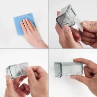 Soporte para cepillos de dientes autoadhesivo de pared, adecuado para dormitorios y baños, de 2 cepillos - details 7