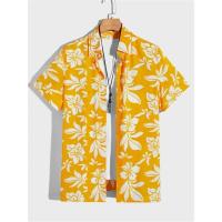 Camiseta de Verano de Playa Hawaiiana Estampado de Denim 3D para Hombres Manga Corta Transpirable - details 11