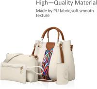 Bolsos Antirrobo de Hombro para Mujer, 4 Piezas, Bolso Bandolera para Mujer, Monedero - details 2
