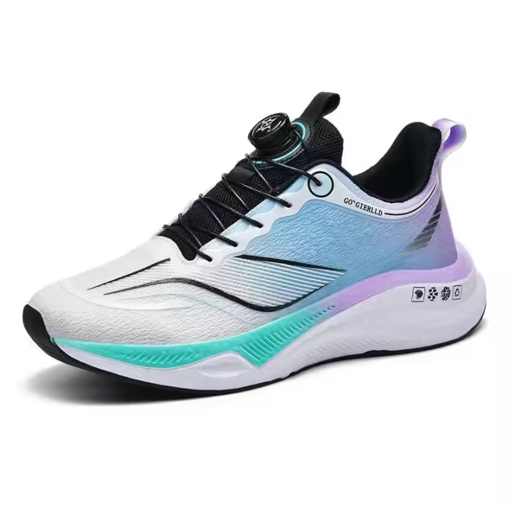 Zapatillas Deportivas Ultra-Ligeras para Hombres y Mujeres Transpirables, Sin Cordones, Absorción de Choque, Tendencia para Correr - 1
