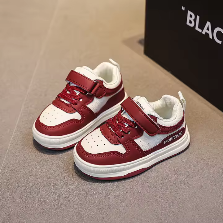 Zapatillas Deportivas Primavera para Niños Zapatos Blancos de Suela Suave - 1