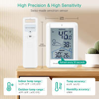 ORIA-termómetro inalámbrico, estación meteorológica Digital, Monitor de temperatura, humedad, para el hogar, habitación de bebé, invernadero - details 2