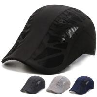 Sombrero de conductor de verano Casual deportivo Vintage, gorras de tenis de moda, boina plana, gorras de malla para hombres, sombrero Gatsby - details 0