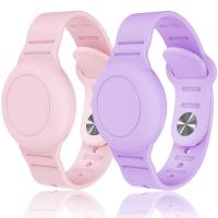 Pulsera Airtag impermeable para niños compatible con Apple AirTag, funda protectora de silicona oculta para soporte de rastreador GPS Air Tag, correa de reloj antipérdida ajustable para niños pequeños - details 5