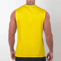 Gym Clothing Fitness Tank Tops Mens Summer Quick Dry Mesh Sports Sleeveless T Shirt Bodybuilding Singlets Running Vest - details 16