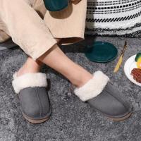 Zapatillas mullidas de invierno para mujer, zapatos peludos y peludos para el hogar, Zapatillas de casa de piel sintética, Zapatillas de felpa para interior, cómodas y cálidas, zapatillas planas silenciosas - details 15