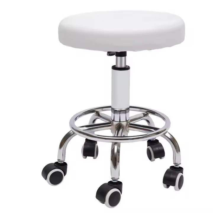 Taburete de masaje giratorio hidráulico, silla con respaldo, altura ajustable, tatuaje, masaje Facial, salón, Spa, Bar, nuevo - 1
