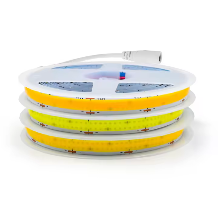 GAHADA Cinta LED de Alta Brillo Lineal 12mm PCB COB Doble Fila 600LEDs/m - 1