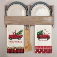 Paño de Cocina Navideño Secado Rápido Diseño de Copo de Nieve Lindo Paño de Mano Decorativo para Limpieza de Cocina - details 0