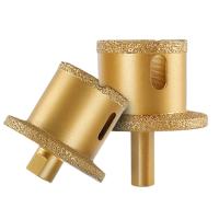 1 Abridor De Agujeros, Broca Para Amoladora, Broca Para Agujeros De Diamante Soldado, Brocas De Sierra Para Azulejos De Mármol, Abridor De Agujeros Para Lavabo, Taladro De Diamante - details 0
