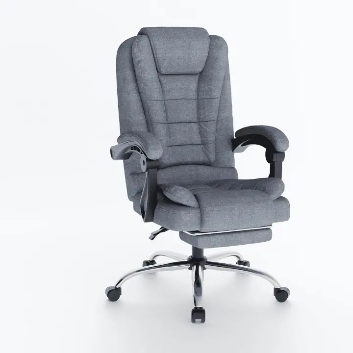 Silla de Oficina Ergonómica Ajustable Silla de Escritorio con Resalto Alto, Función de Inclinación, Silla Reclinable para Computadora - 1