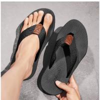 Chanclas de marca de alta calidad a la moda para hombre, chanclas de playa de verano, zapatillas de playa gruesas transpirables informales para hombre al aire libre - details 4