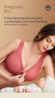 Sujetador de lactancia inalámbrico para mujer, ropa de maternidad, antisueltos, transpirable, seda helada, cómodo - details 0