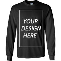 Camiseta de manga larga para adulto Añade tu propio diseño de texto Personalizado - details 0