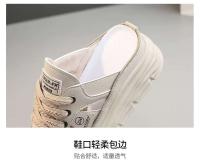 Zapatos transpirables de verano 2024, sandalias de mujer informales y a la moda con suela gruesa y suela gruesa de tela interior de gran tamaño - details 4