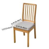 Funda de cojín de silla impermeable de PU para cocina, comedor, funda de asiento de cuero, funda de cojín para asiento de silla de comedor - details 1