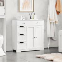 Mueble de Baño de Madera Armario Ajustable con Cajones y Estantes Ideal para Sala de Estar - details 1