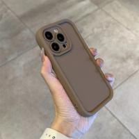 Funda de silicona líquida para iPhone, carcasa suave a prueba de golpes, de lujo, gruesa, mate, para iPhone 15, 13, 14, 11, 12 Pro Max, 15 Plus - details 8