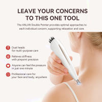 ANLAN Masajeador de Puntos de Acupuntura RF, Diseño de Doble Cabezal y Doble Modo, EMS Alivia la Fatiga, RF+EMS Reafirmante de Piel, Dispositivo de Belleza para el Cuidado Facial, Carga Tipo-C para el Hogar y en Movimiento, Autocuidado para Rostro, Cuello - details 5
