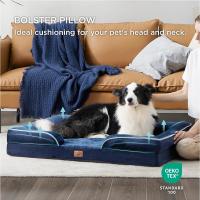 Sofá cama ortopédico lavable para perros grandes, Cama grande de espuma de apoyo para mascotas - details 3