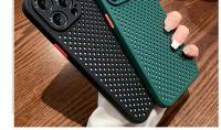 Fundas de Protección Transpirables de Malla de Lujo para Verano con Diseño de Bloques de Colores y Antigolpes para iPhone 15, 14, 13, 12, 11 Pro Max y 15 Plus - Accesorio para Teléfono - details 3