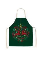 Decoraciones navideñas para el hogar, delantal de Papá Noel, regalo de Año Nuevo, 68x55cm, 1 unidad - details 12
