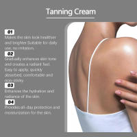 Jaysui verano al aire libre suave hidratante piel tomar el sol crema para ennegrecer el cuerpo - details 5