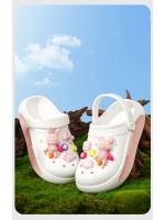 Zuecos Antideslizantes Bonitos para Niñas Zapatos Ligeros y Transpirables para Jardín, Baño Interior y Exterior, Piscina de Playa - details 0