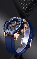 Reloj Luminoso Multifuncional Resistente al Agua 30m Correa Ajustable de Silicona - details 9