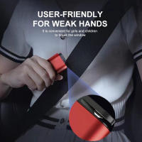 Herramienta de Escape de Emergencia 2023 para Automóvil con Cortador de Cinturón y Rompedor de Vidrio de Doble Cabezal en Aleación de Aluminio y ABS Utilidad para Salvar Vidas - details 3