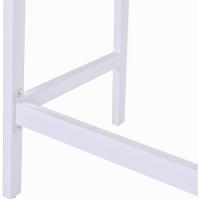 Mesa de Ordenador PC 137x55x92 cm Escritorio con Estantería de 3 Estantes 2 Cajones y Soporte para Impresora para Oficina Estudio Despacho Blanco y Roble - details 16