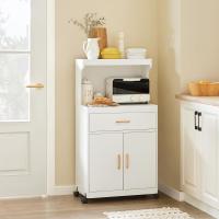 madera de ingenieria bajo de Cocina con 2 Puertas y 1 cajón, para microondas,L62 cm x P40 cm x H119 cm, - details 1
