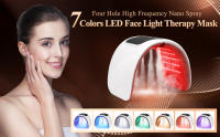 Máscara de Terapia LED para el Rostro Hidrafacial de Luz Roja Plegable 7 Colores de Ciclo - details 0