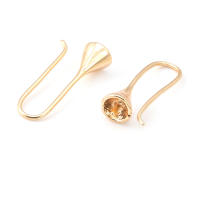 Latón color oro de 18 quilates, compatible con cuentas de medio agujero con ganchos de medio pasador para pendientes, joyería de alta calidad, accesorios para manualidades. - details 91